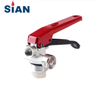 Aluminum Alloy Fire Valve With Black/red Handle 