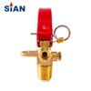 CE Approval Brass Valve with Safety Device for CO2 Fire Extinguisher