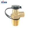 SiAN Brand PV02-D22 Self-closing LPG Gas Cylinder Valve with PI Certification