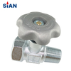 QF-7D2 Reliable SiAN Brand Industrial Gas Range O2/Air/N2 Cylinder Axial Type Brass Gas Valve