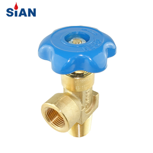 QF-2G 2020 Wholesale Industrial Gas Range O2/Air/N2 Cylinder Axial Type Valve Brass