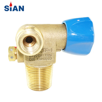 CTF-1 Guaranteed SiAN Brand Outing Car Use Natural Gas Cylinder Valve Brass for Vehicle