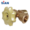 SiAN Brass LPG V6S2 Cylinder POL Valve Propane Tank Gas Control Valves Manufacturer