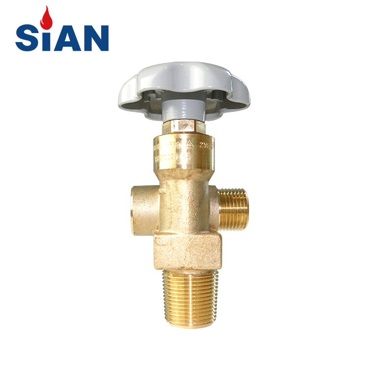 N2/Ar/He Residual Pressure Valve mechanism for gas cylinders
