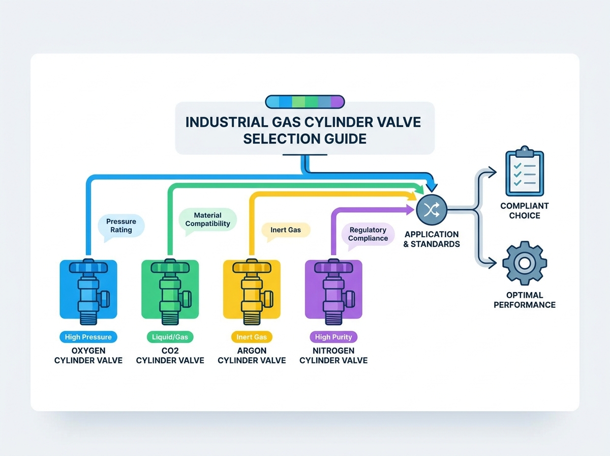 Industrial Gas Cylinder Valve Types and Selection