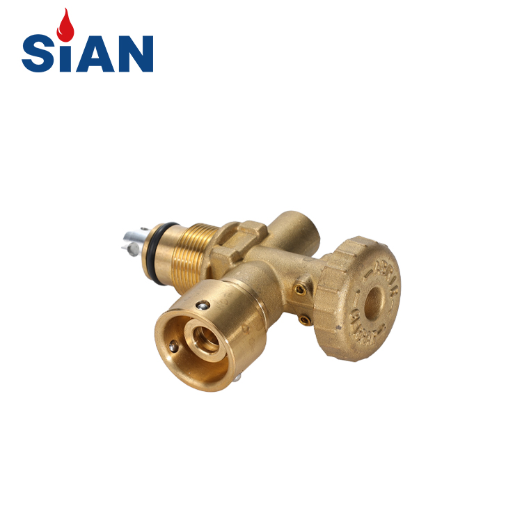 Modern composite cylinder valve structure